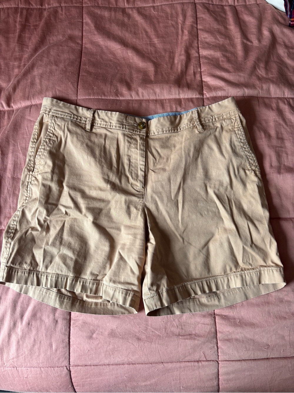 Talbots Khaki Beige Chino Shorts